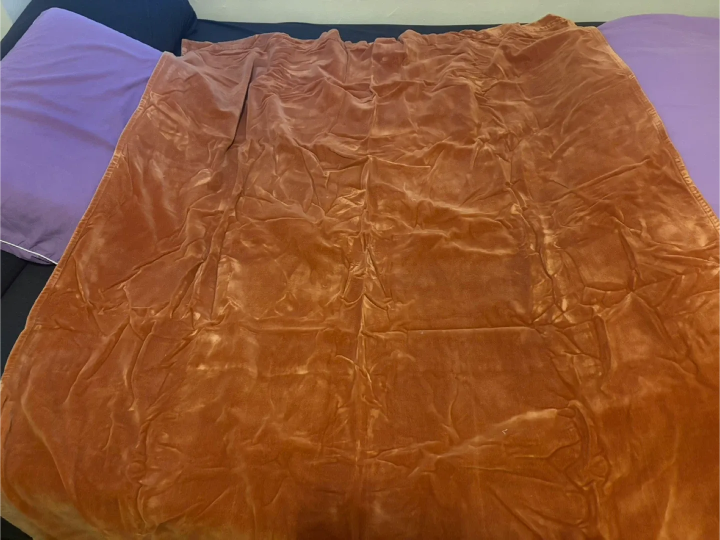 Solid Orange Curtain