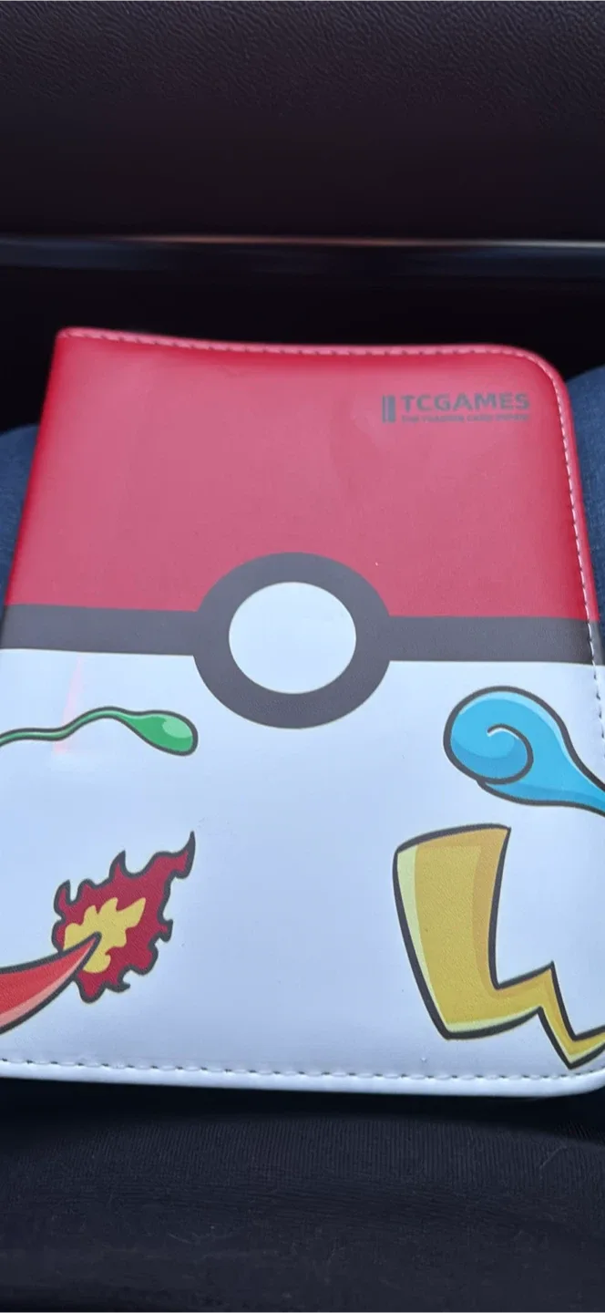 Filled Pokemon TCGAMES Trading Card Binder
