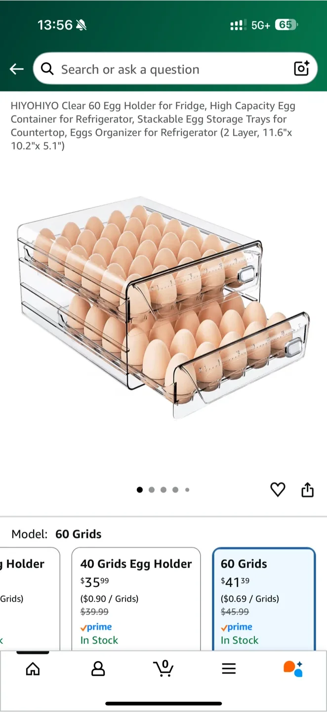 HIYOHIYO 60 Egg Holder - Clear