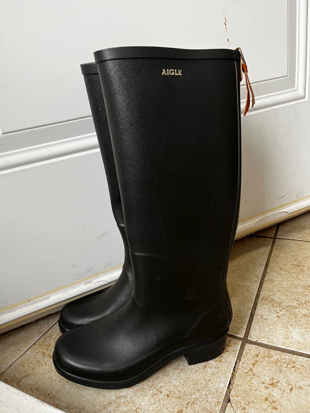 Aigle Equestrian Rain Boots - Size 37