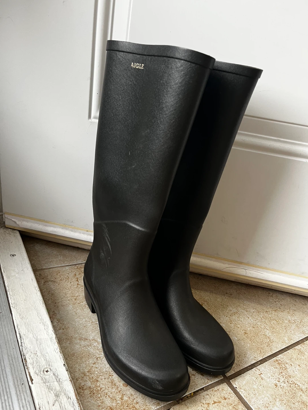 Aigle Equestrian Rain Boots - Size 37 - photo 2