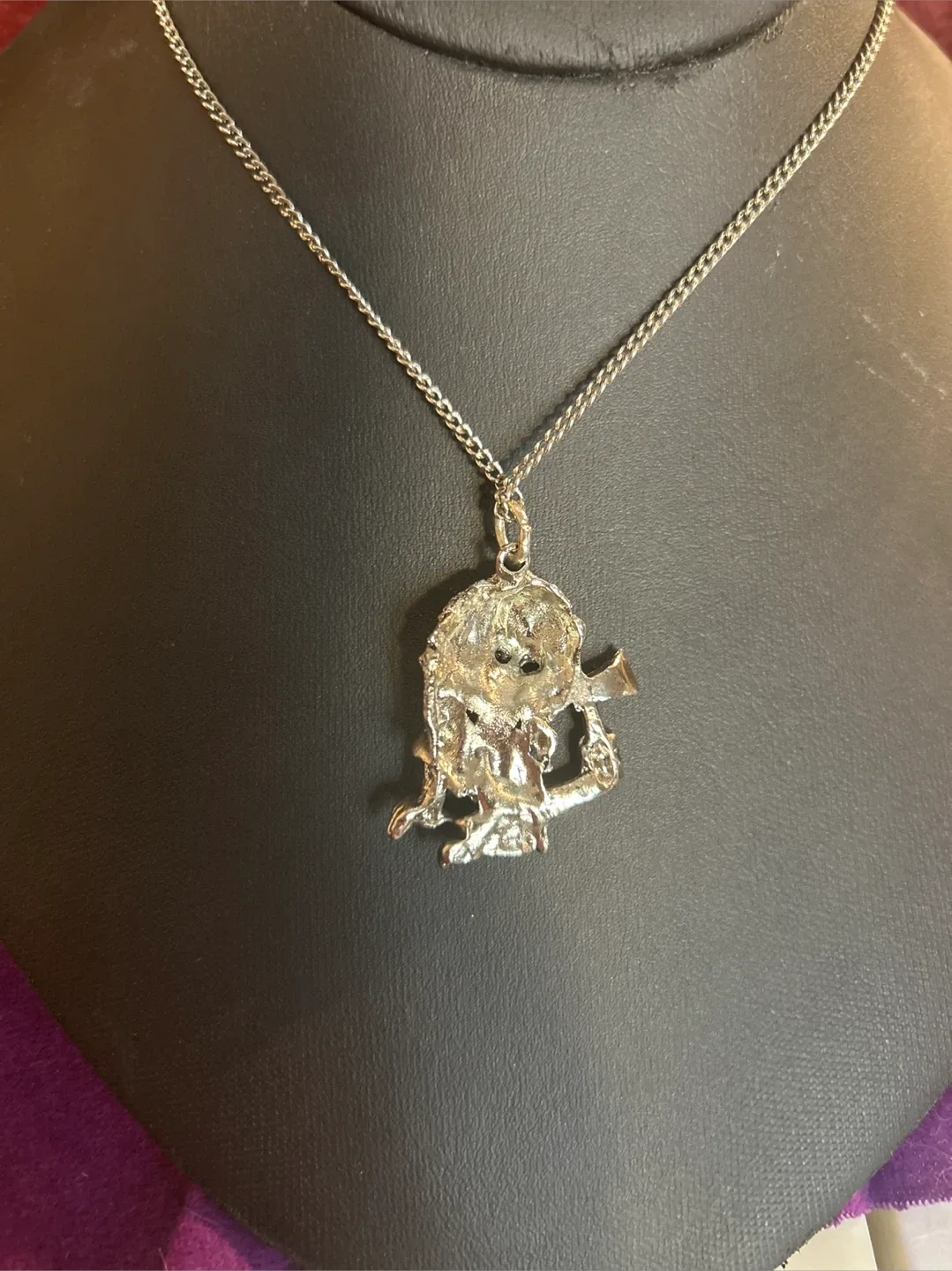 Vintage 1980’s Iron Maiden Silver Necklace image indicator(3)