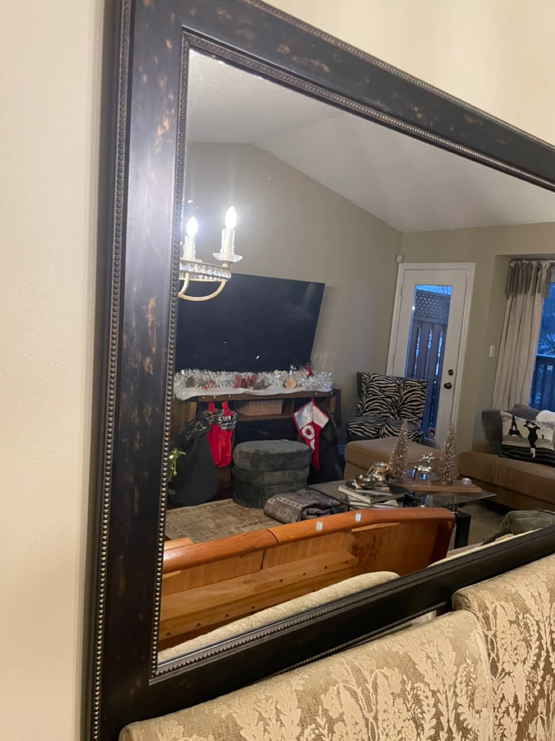 Large Decorative Wall Mirror — 41” x 28” - photo 2