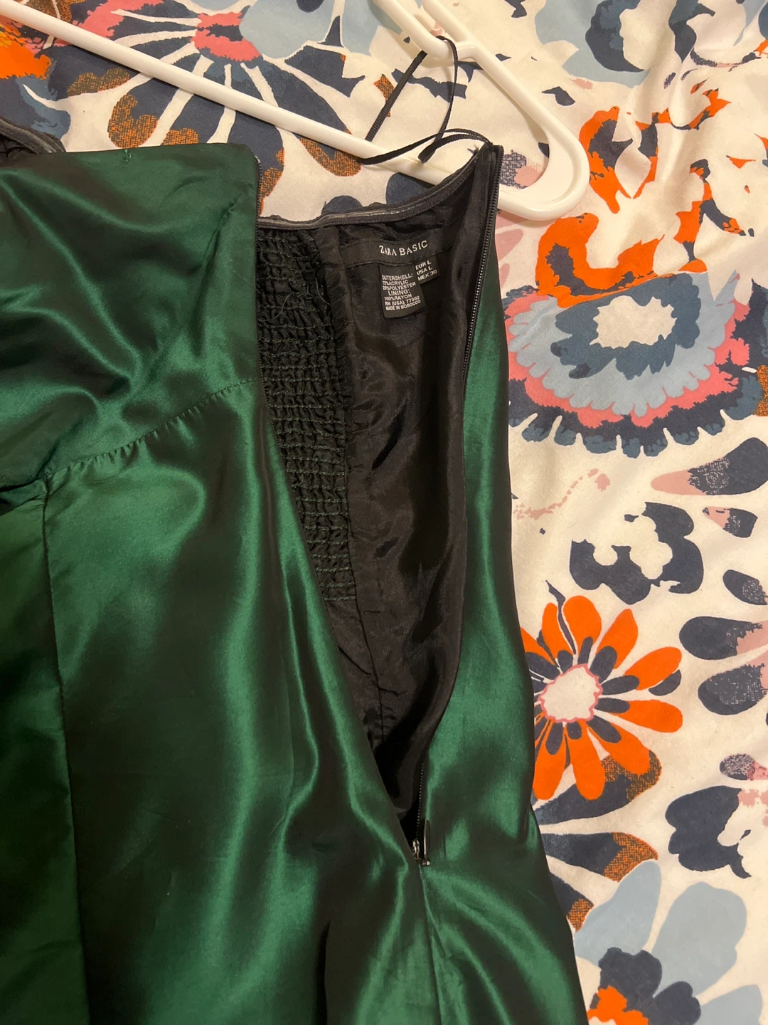 Zara Basic Green Dress - Size L - photo 4
