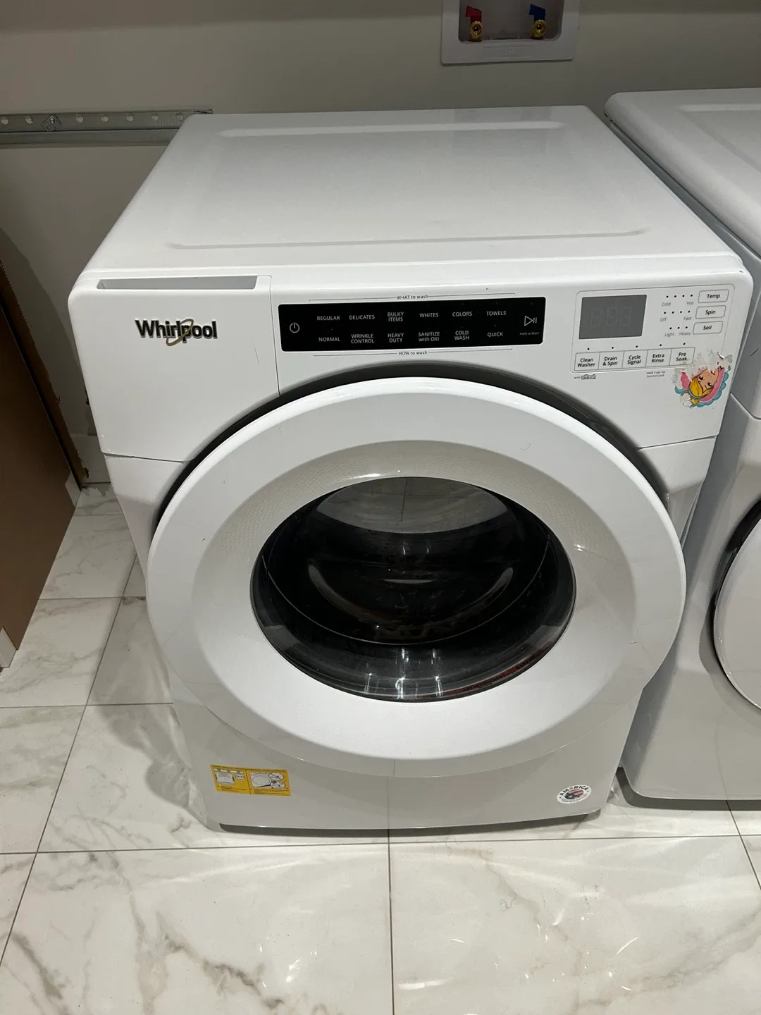 Whirlpool Front Load Washer image indicator(2)