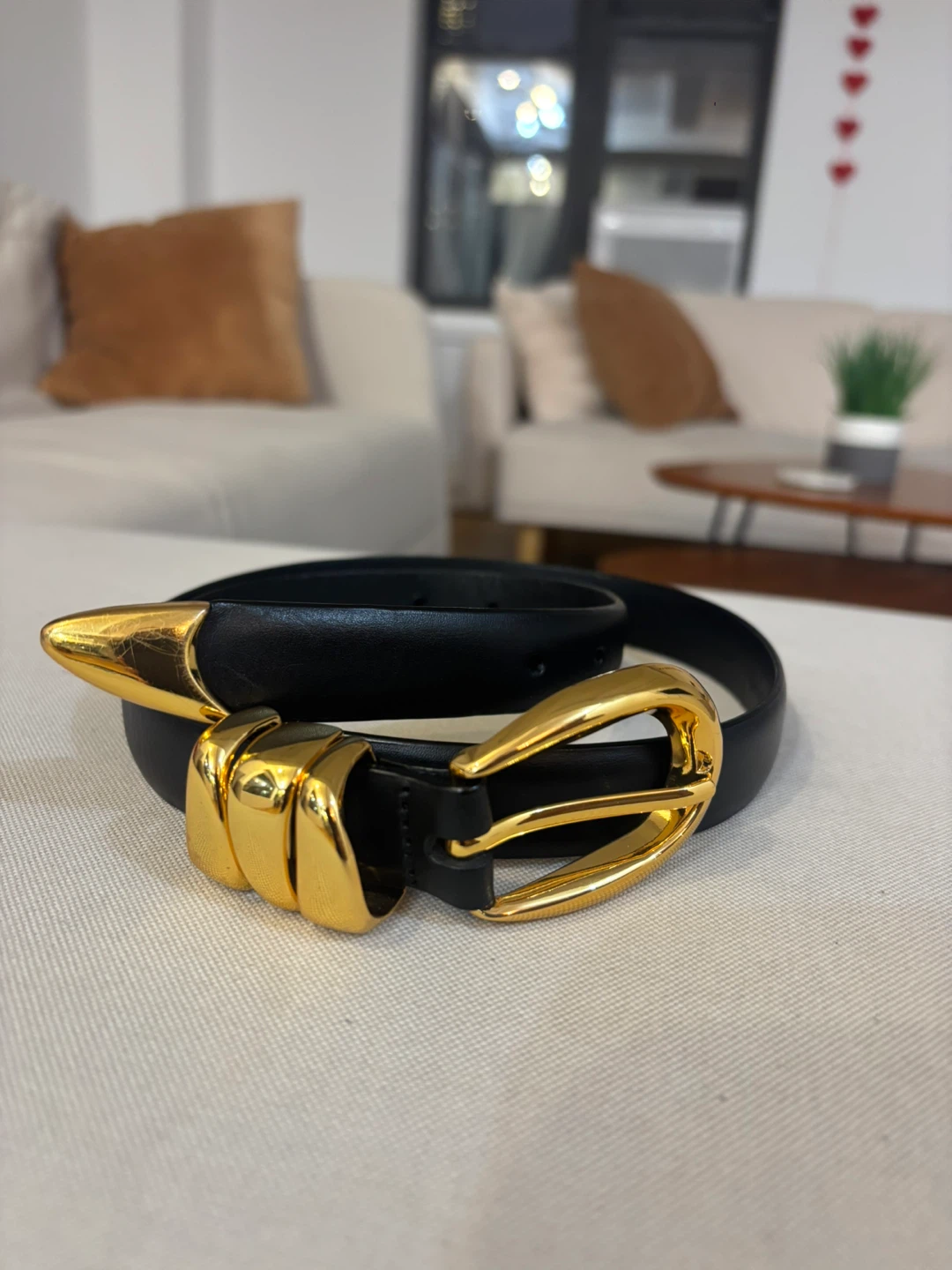 Madewell Triple Metal Keeper Belt