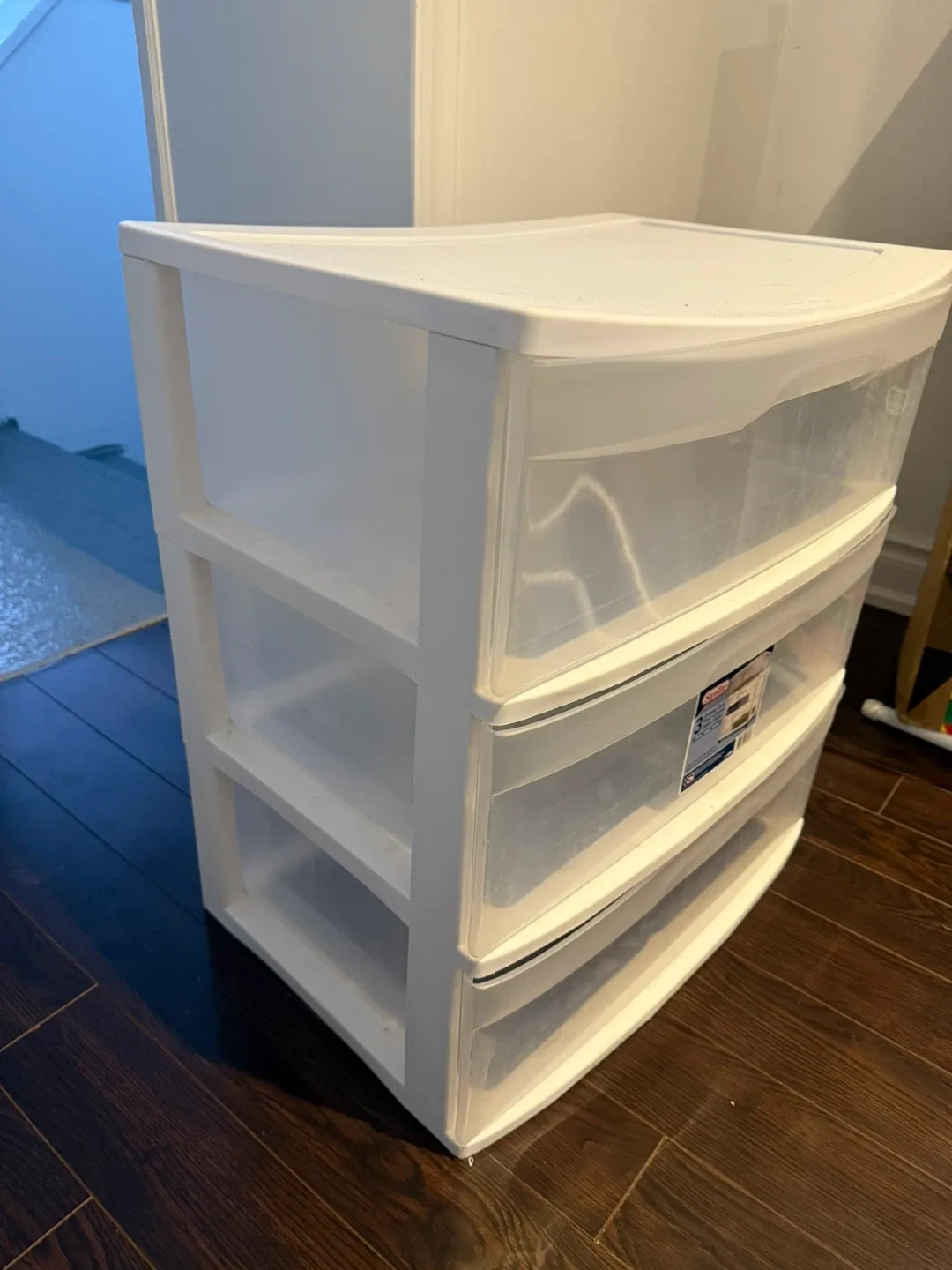 Sterilite 3 Drawer Wide Cart - White image indicator(2)