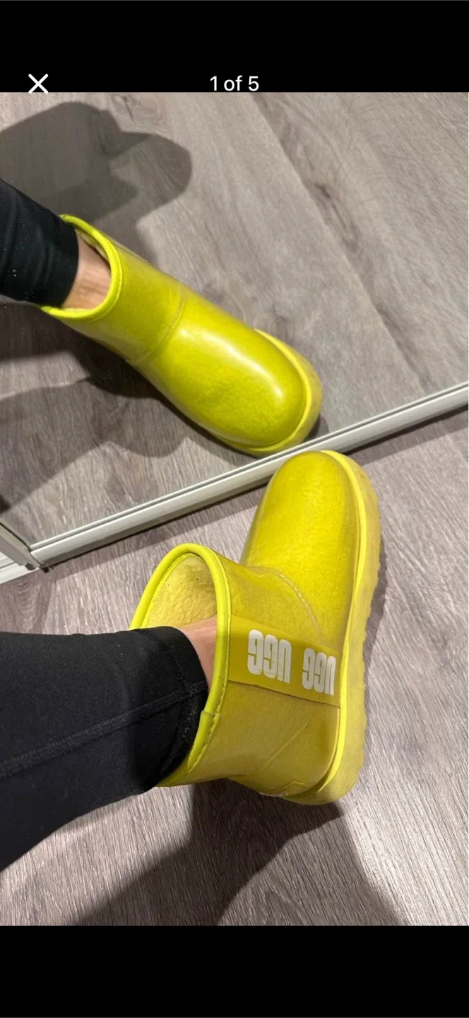 UGG Yellow Rain Boots