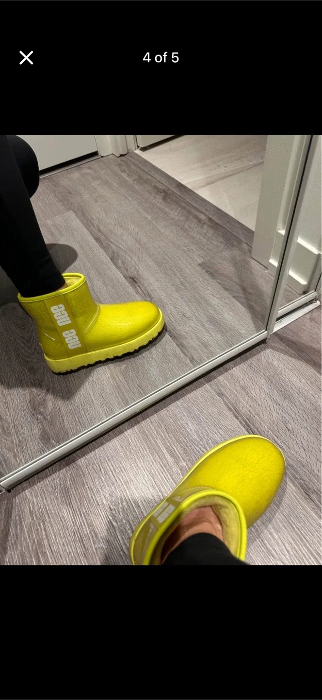 UGG Yellow Rain Boots image indicator(4)