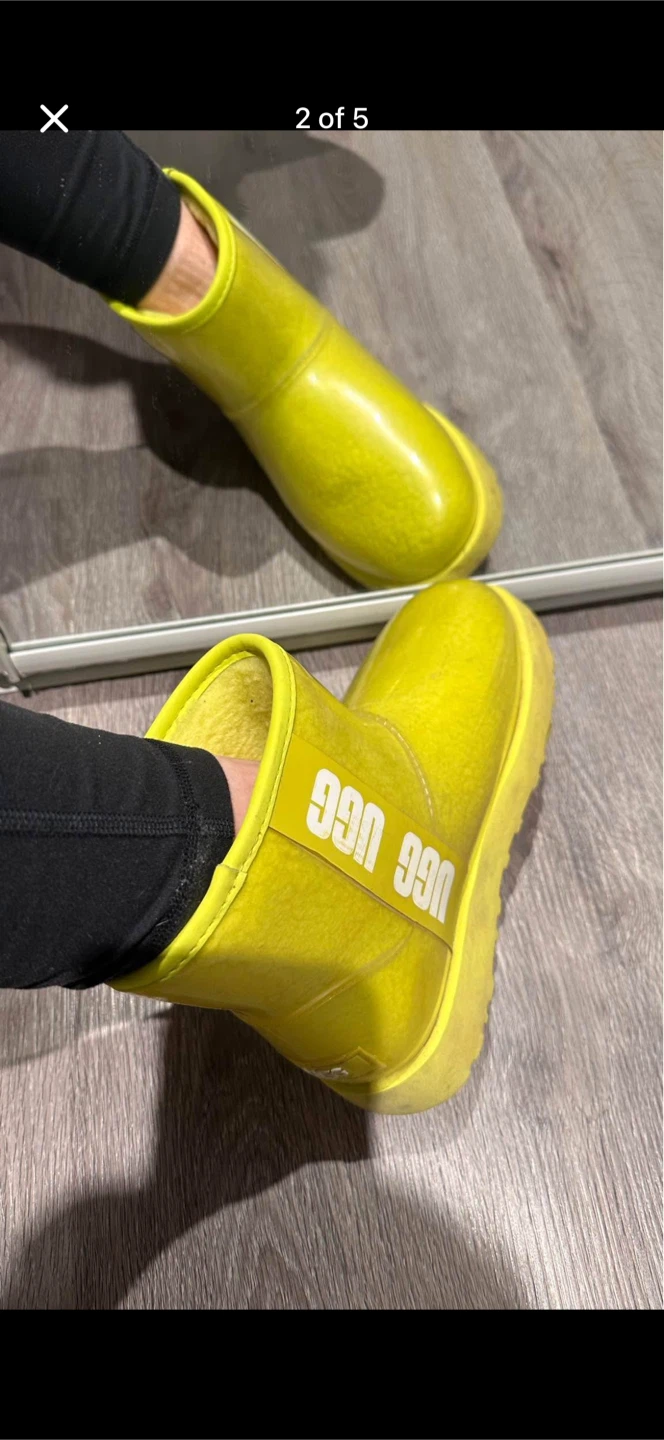 UGG Yellow Rain Boots - photo 2