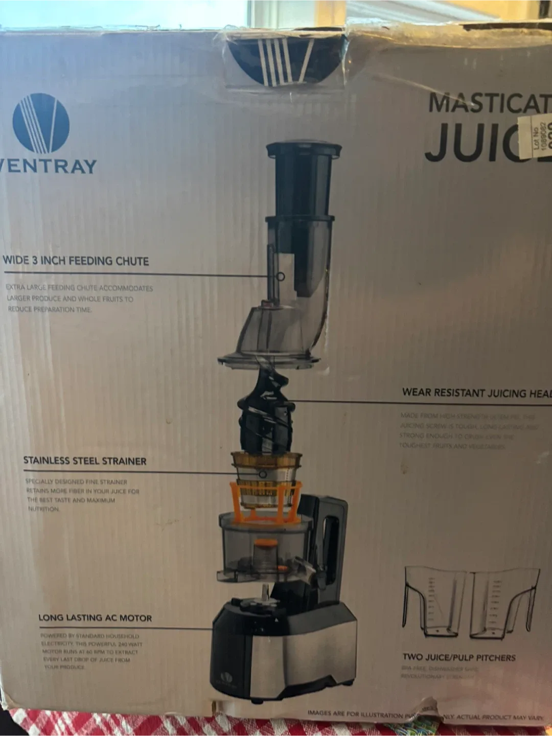 Ventray Masticating Juicer image indicator(3)