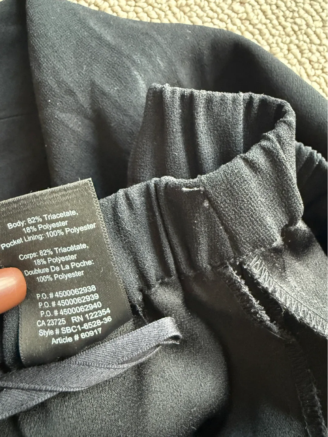 Babaton Black Pants - Size S image indicator(7)