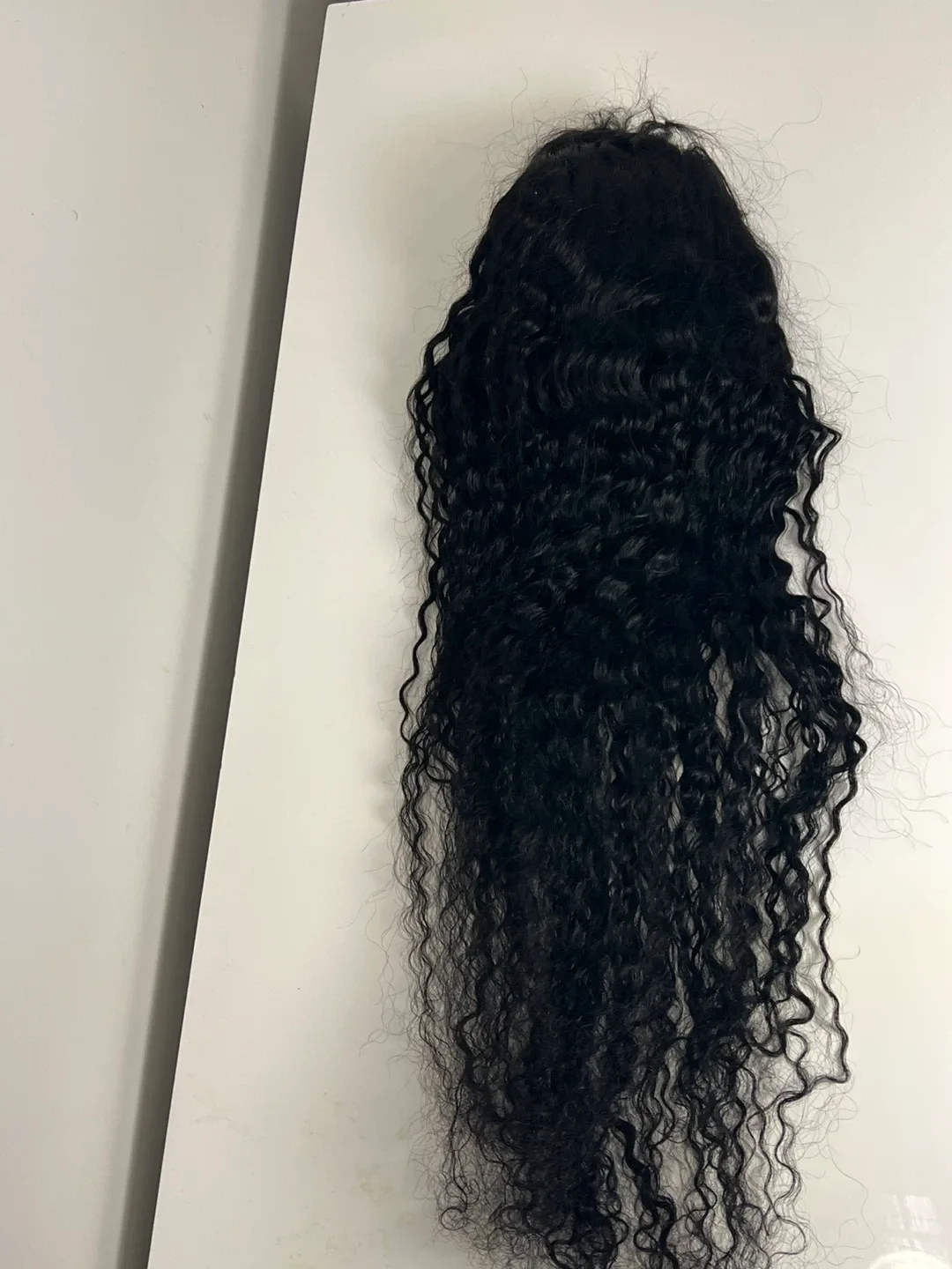 Human Hair Black Curly Wig image indicator(8)