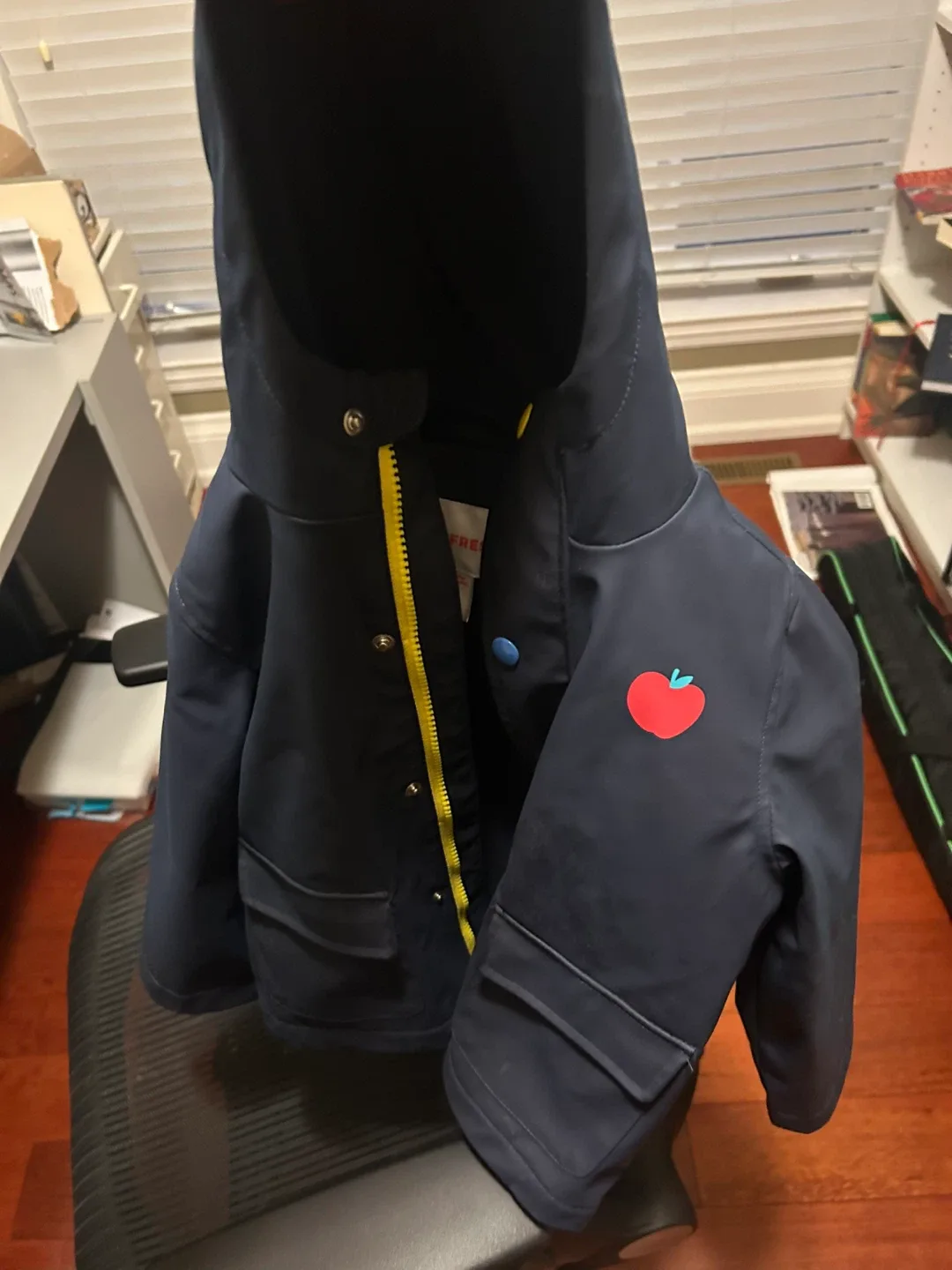 Fresh Baked Goods Navy Raincoat