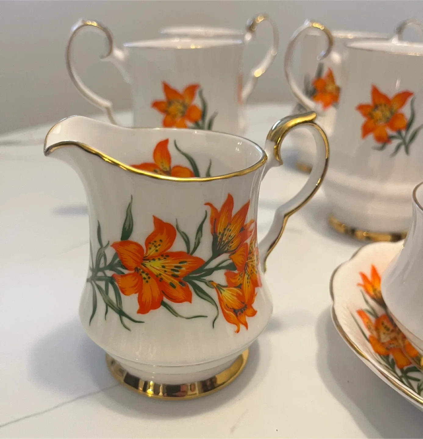 #Cleanout - Royal Albert Lily of the Valley Tea Set image indicator(4)