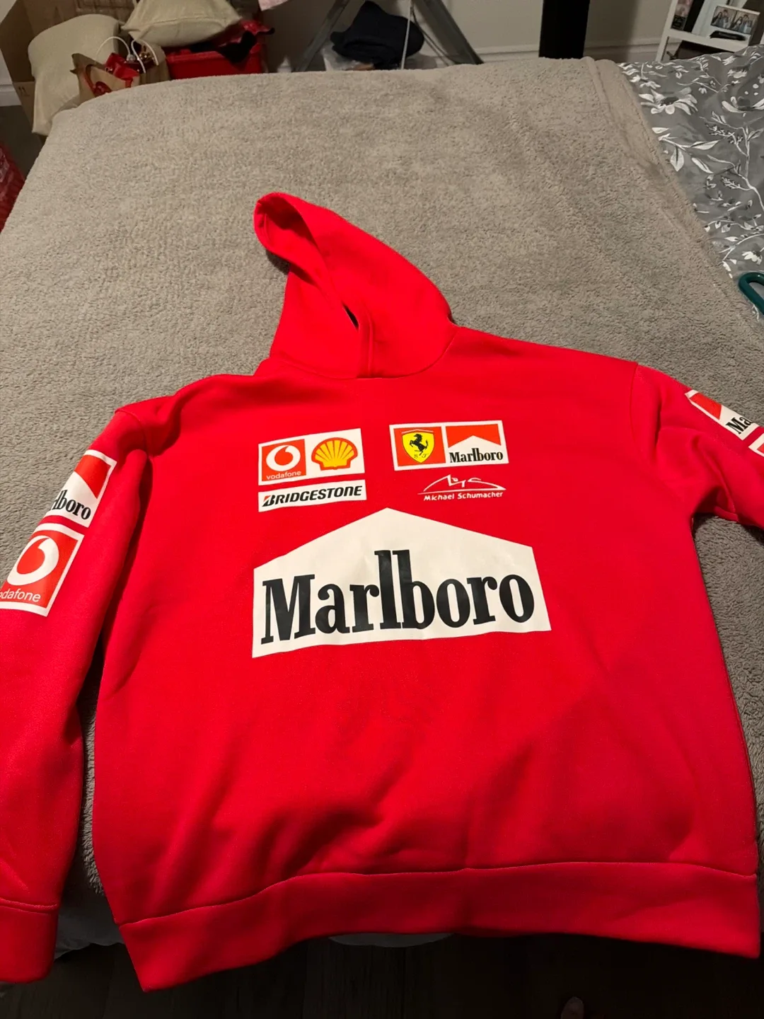 Ferrari Marlboro Michael Schumacher Red Hoodie