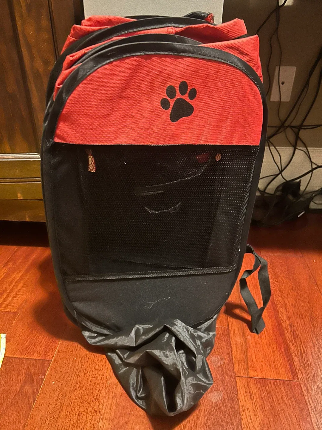 Red & Black Pet Foldable Pen