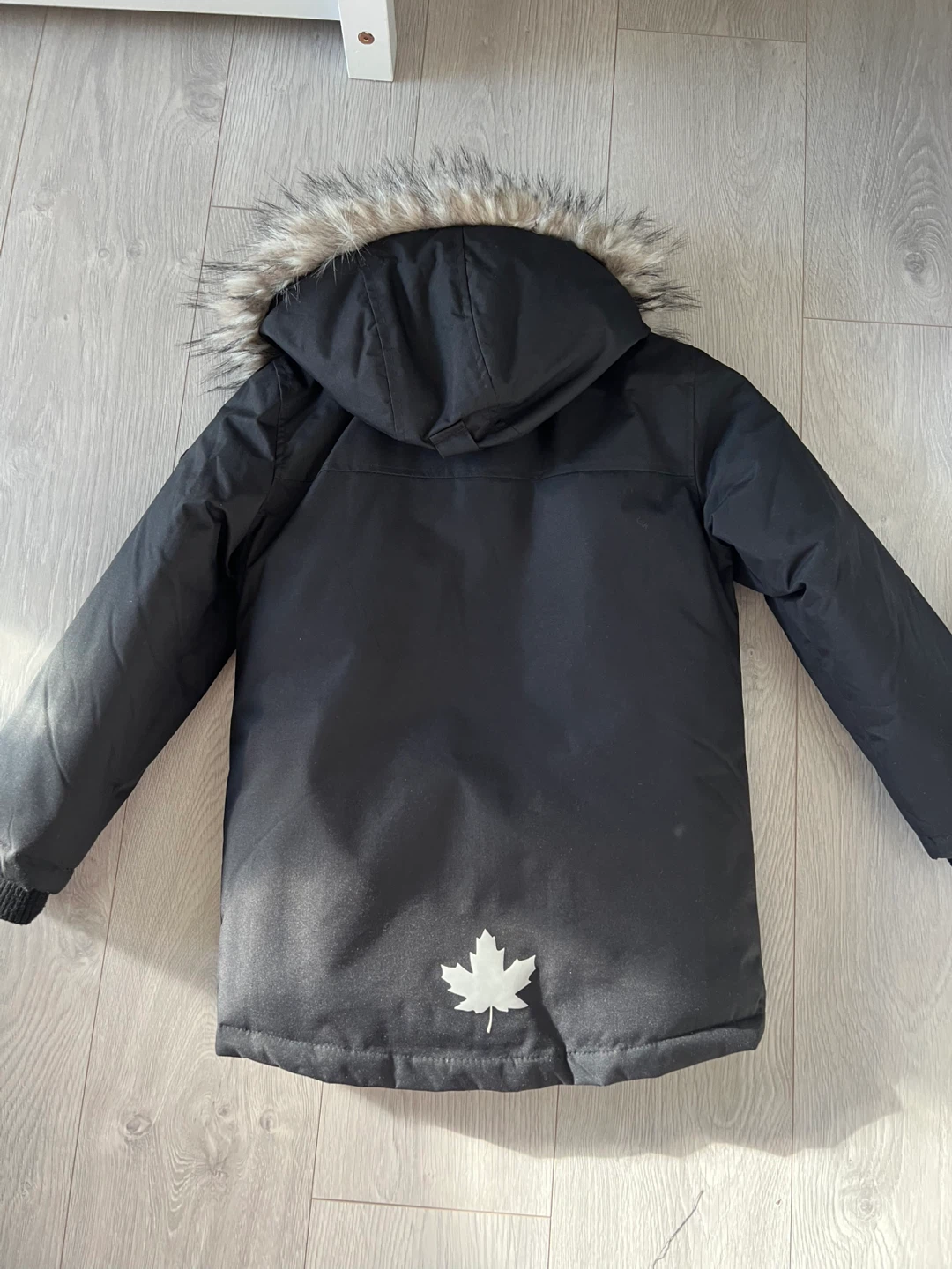 Canadiana Black Winter Parka Size M (7-8) - photo 4
