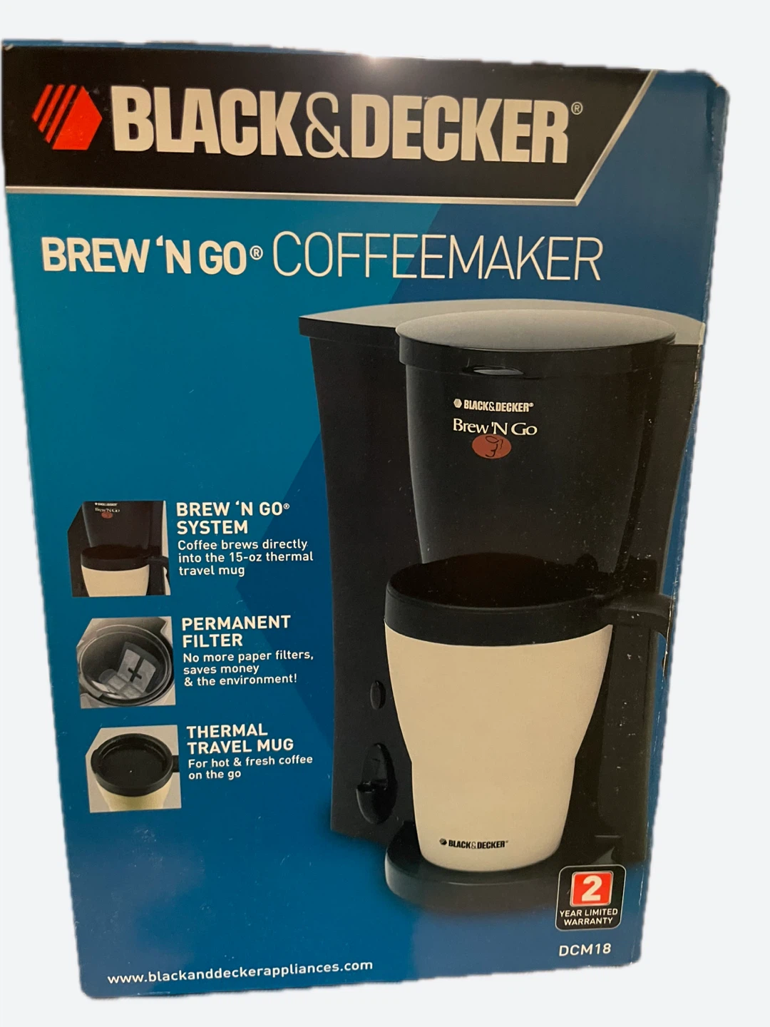 Black & Decker Brew 'N Go Coffeemaker DCM18