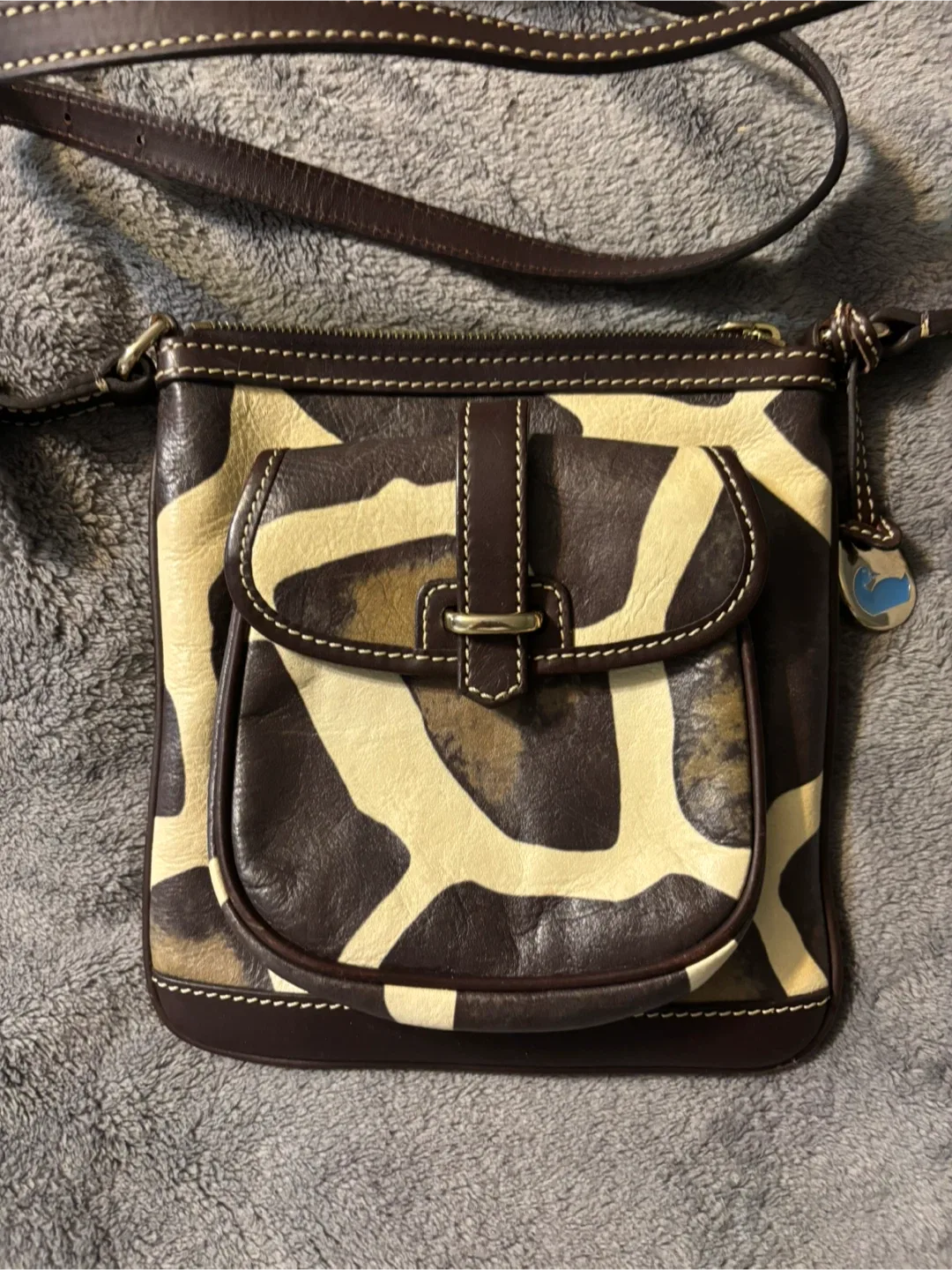 Dooney & Bourke Giraffe Print Crossbody Bag