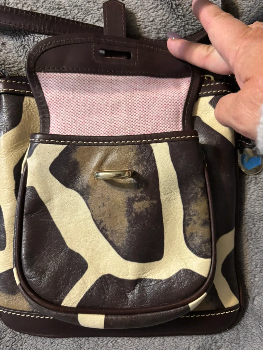 Dooney & Bourke Giraffe Print Crossbody Bag image indicator(3)