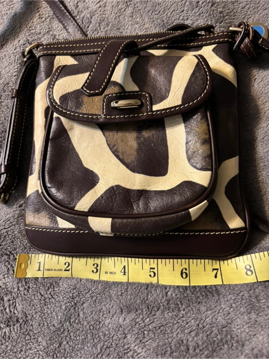 Dooney & Bourke Giraffe Print Crossbody Bag image indicator(8)