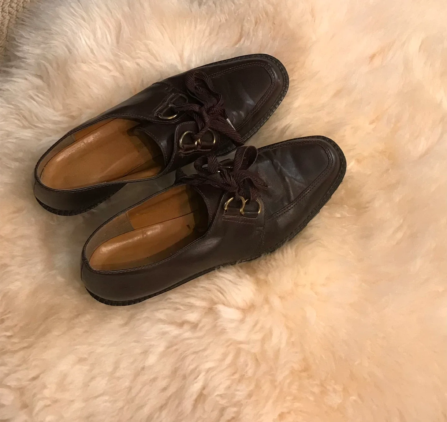 Brown Leather Shoes Size 6 #cleanout