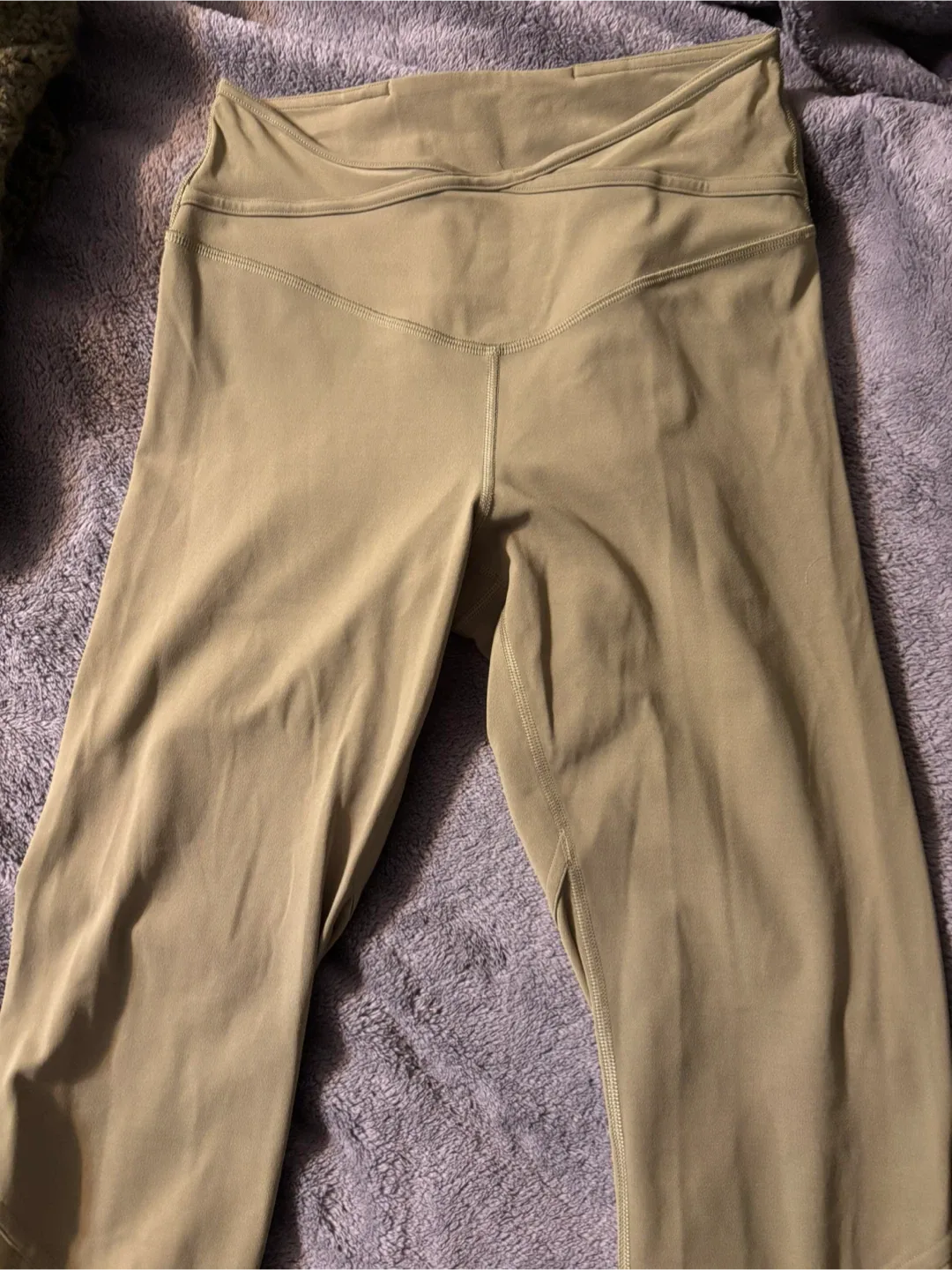 Lululemon Olive Green Stirrup Leggings image indicator(9)