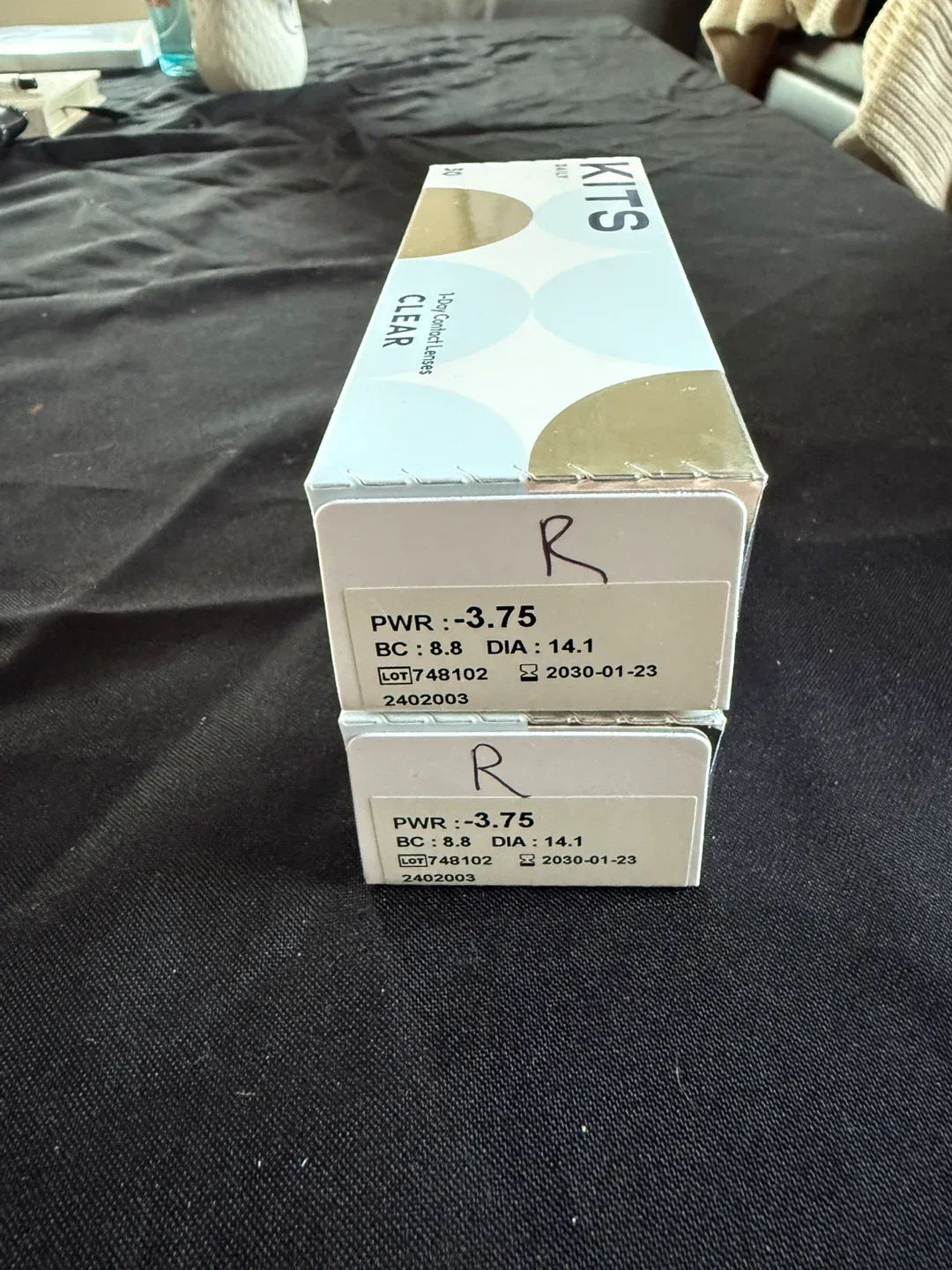 KITS Daily Contact Lenses -3.75 PWR