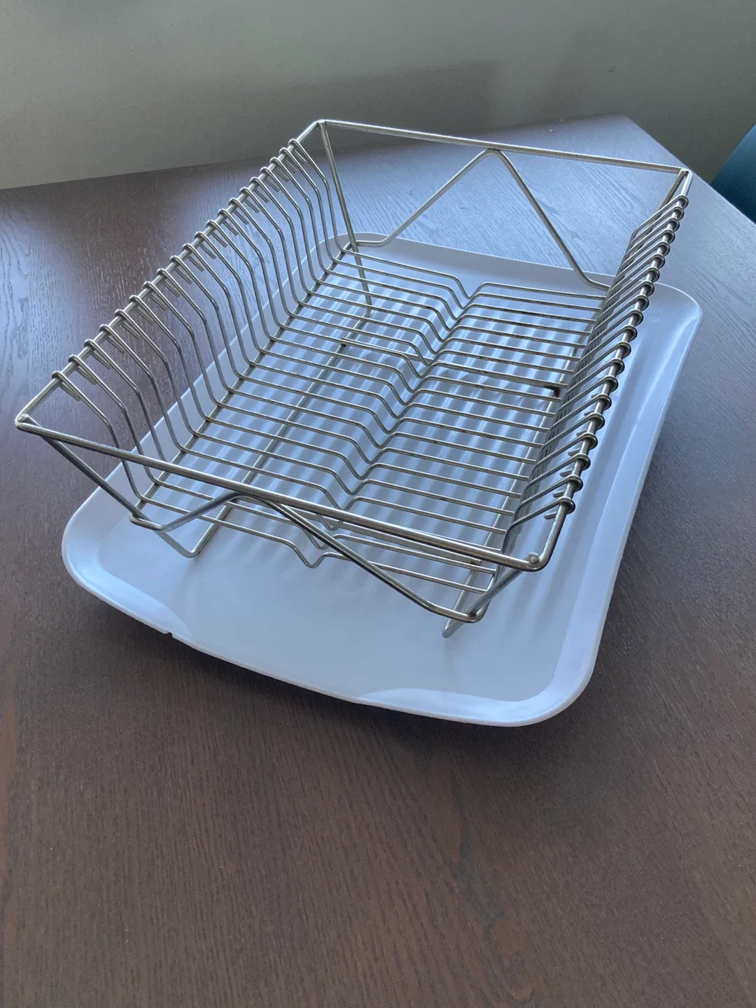 Dish Rack with White Tray