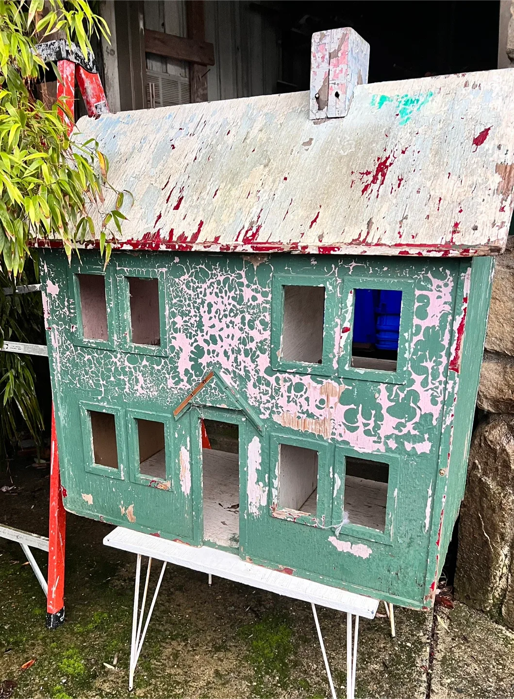 Antique Wooden Doll House