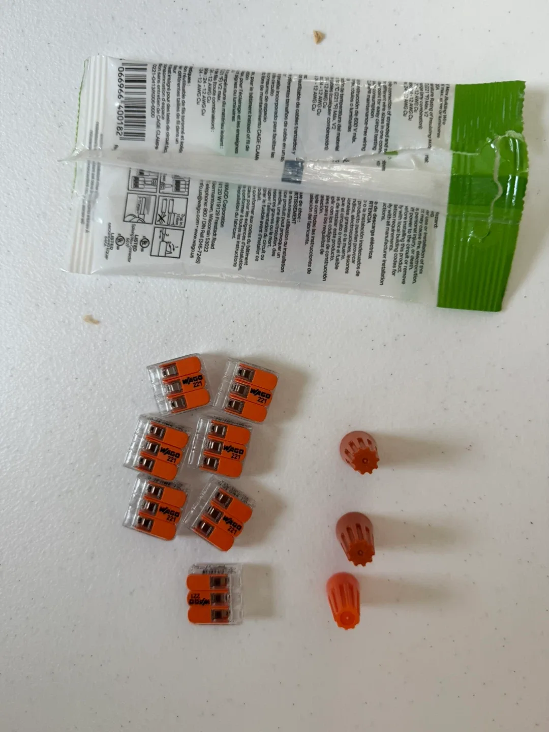 WAGO 221-413 Lever-Nuts 3-Conductor Connectors image indicator(2)