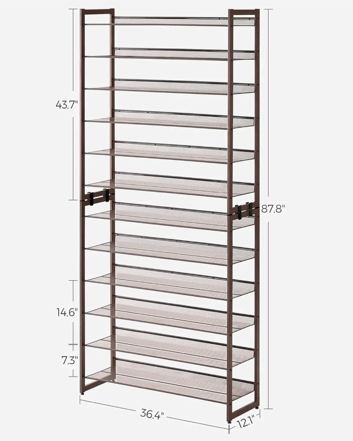🔥 BRAND NEW SONGMICS 12-Tier Shoe Rack – Holds 48–60 Pairs 🔥 image indicator(5)