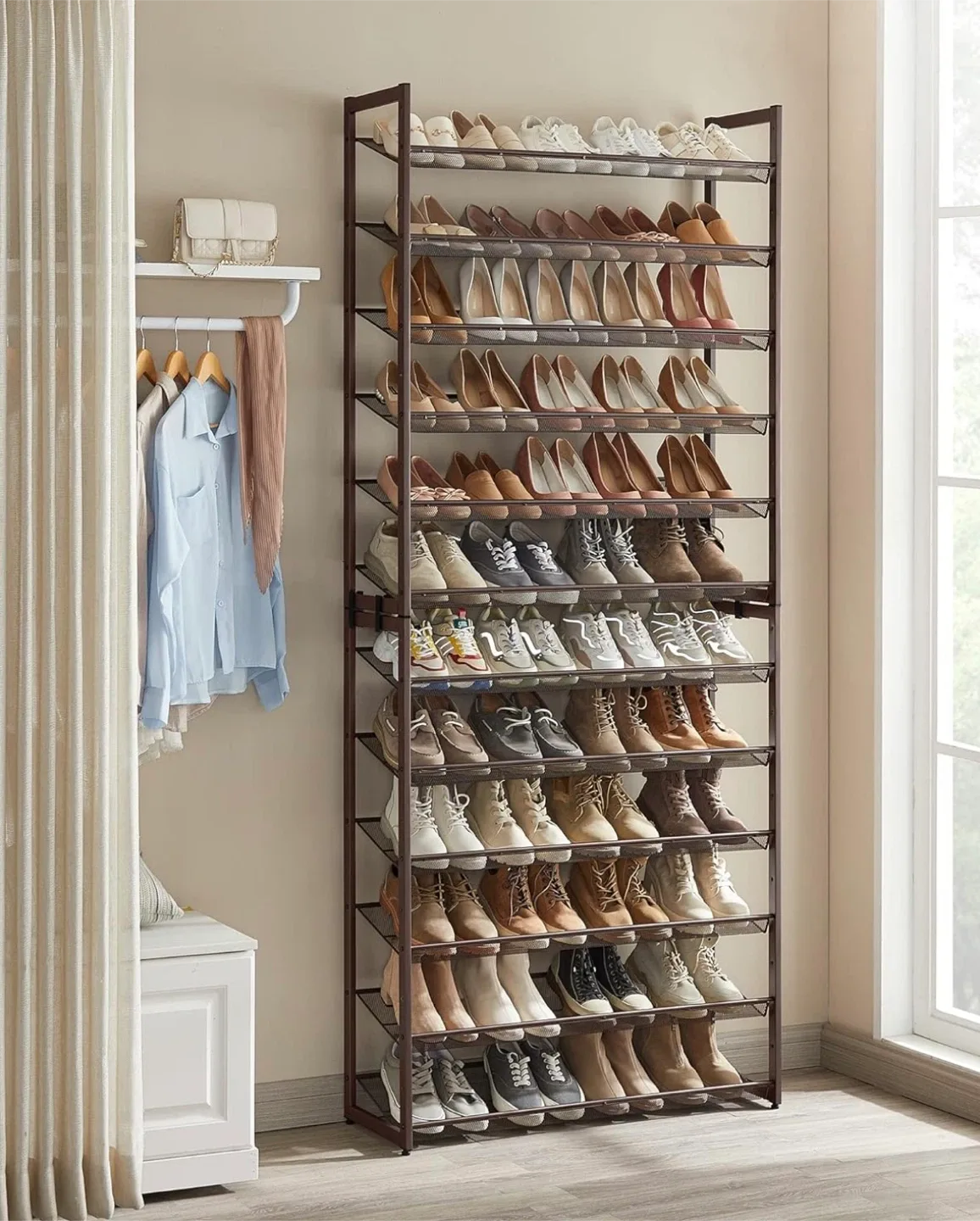 🔥 BRAND NEW SONGMICS 12-Tier Shoe Rack – Holds 48–60 Pairs 🔥