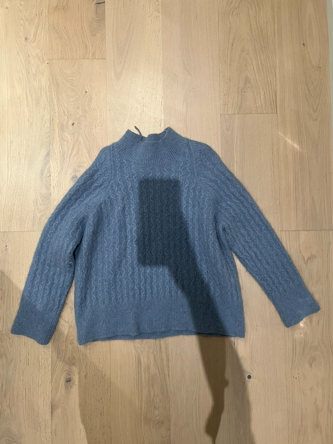 COS Alpaca Blend Blue Sweater - Size L