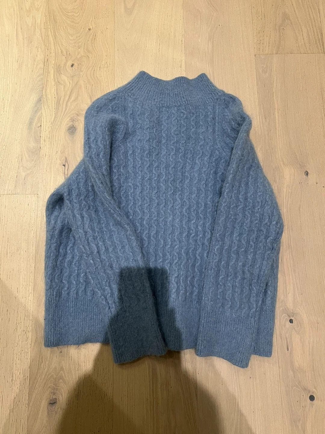COS Alpaca Blend Blue Sweater - Size L - photo 2