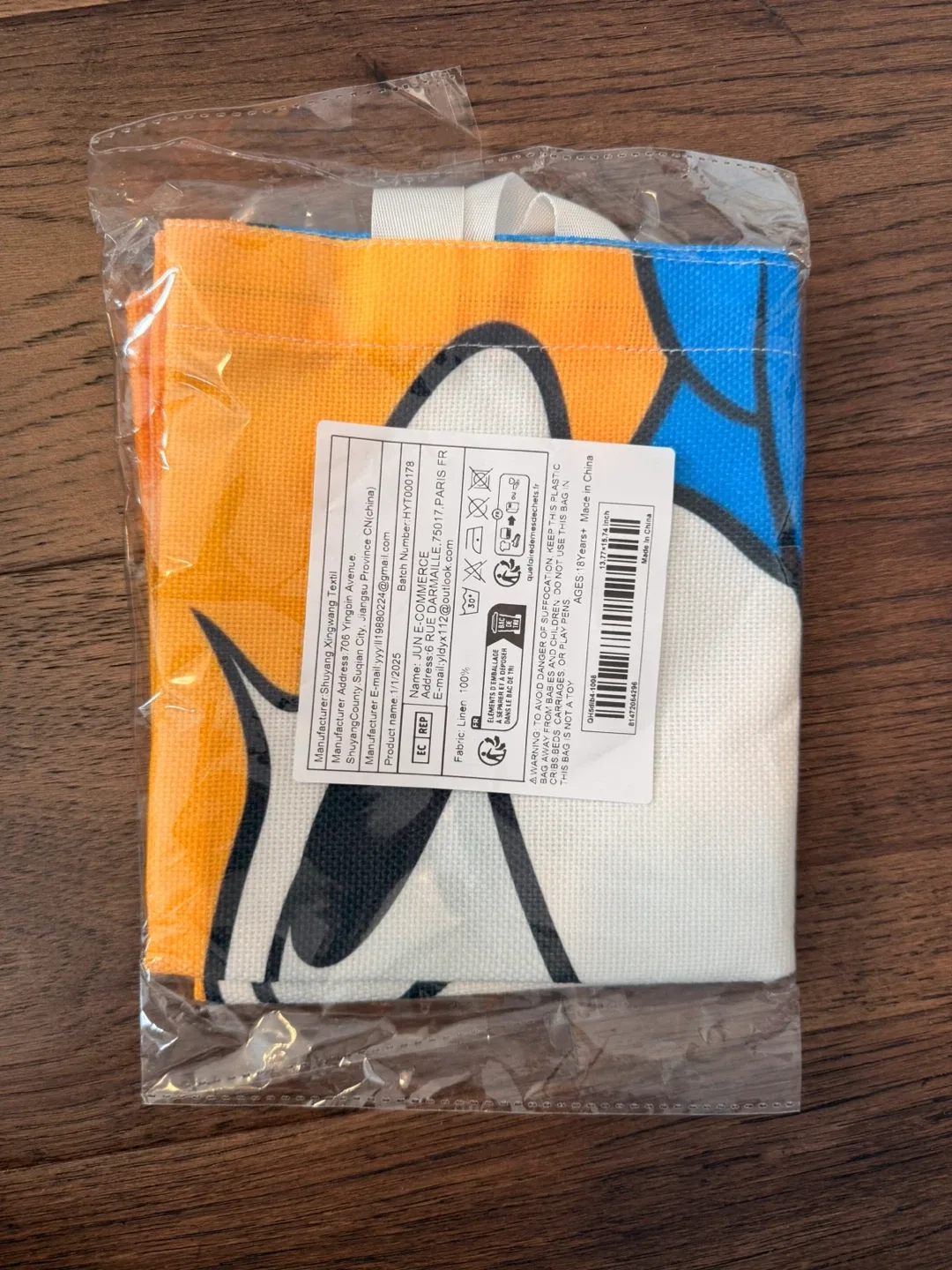 Brand New Donald Duck Cartoon Tote Bag image indicator(3)