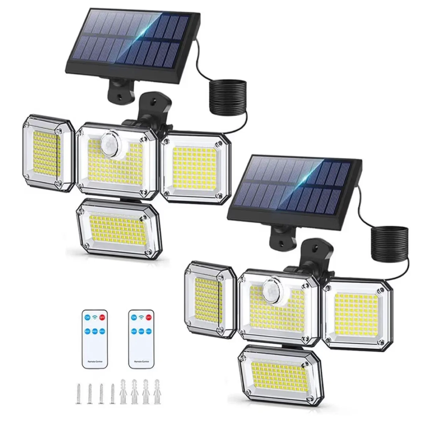 Solar Motion Sensor Light - Outdoor 3 Head