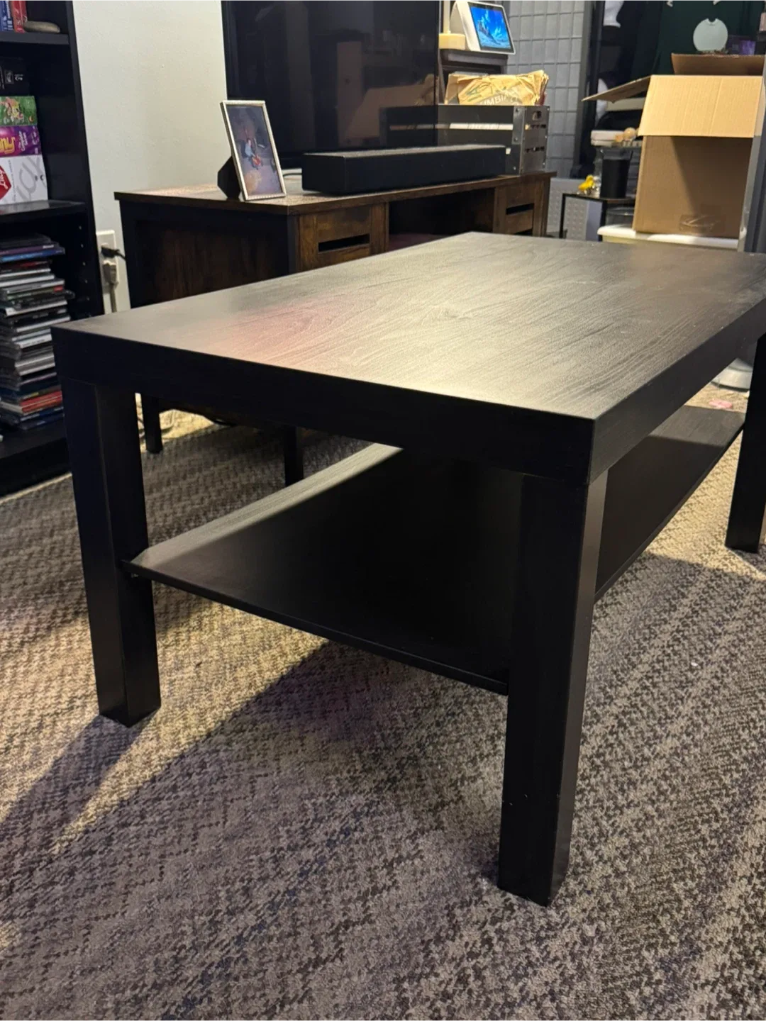 Black Ikea Lack Coffee Table
