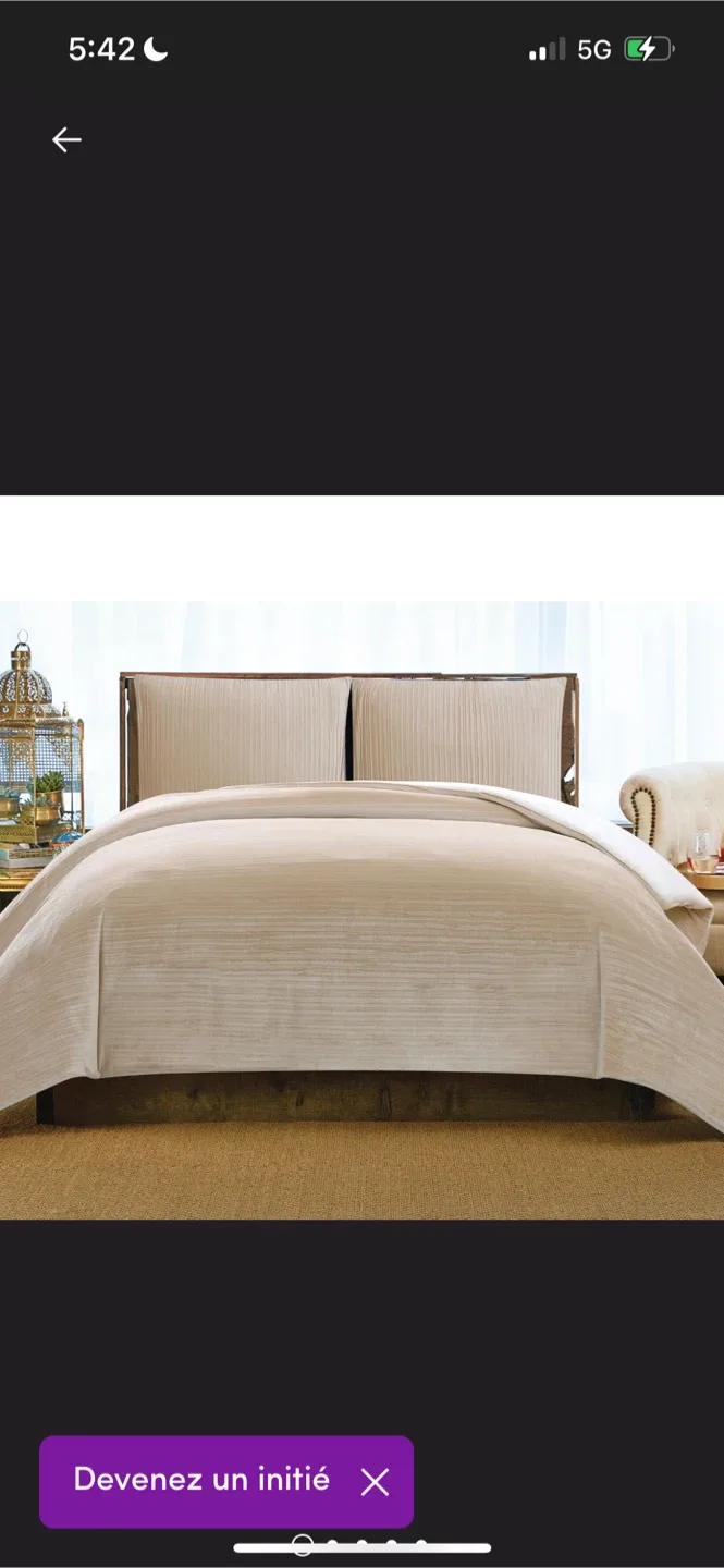 New Beige Bedding Set King