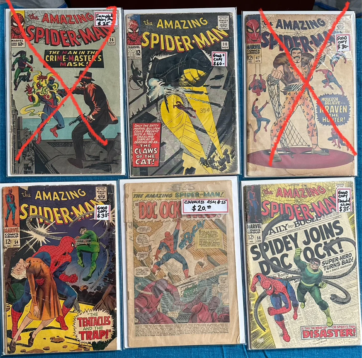 Amazing Spider-Man Comics  (Individual prices in the photos) image indicator(2)