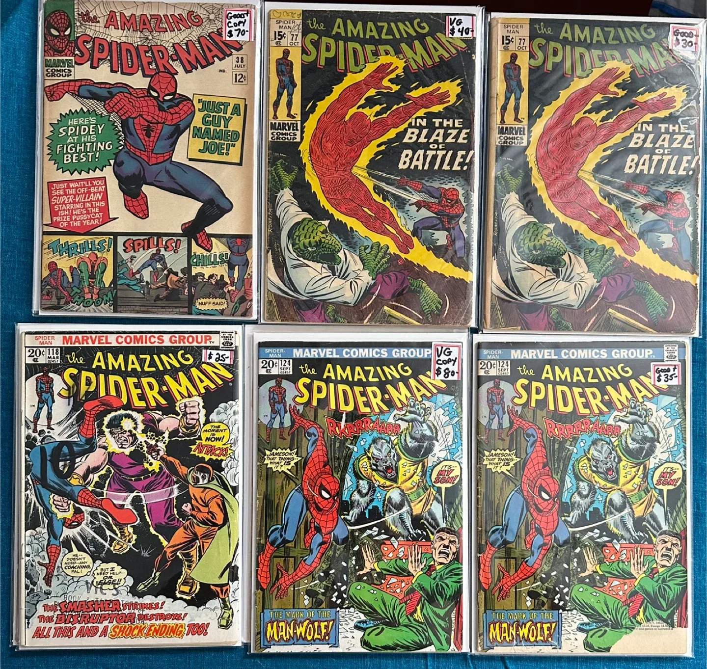 Amazing Spider-Man Comics  (Individual prices in the photos) image indicator(3)