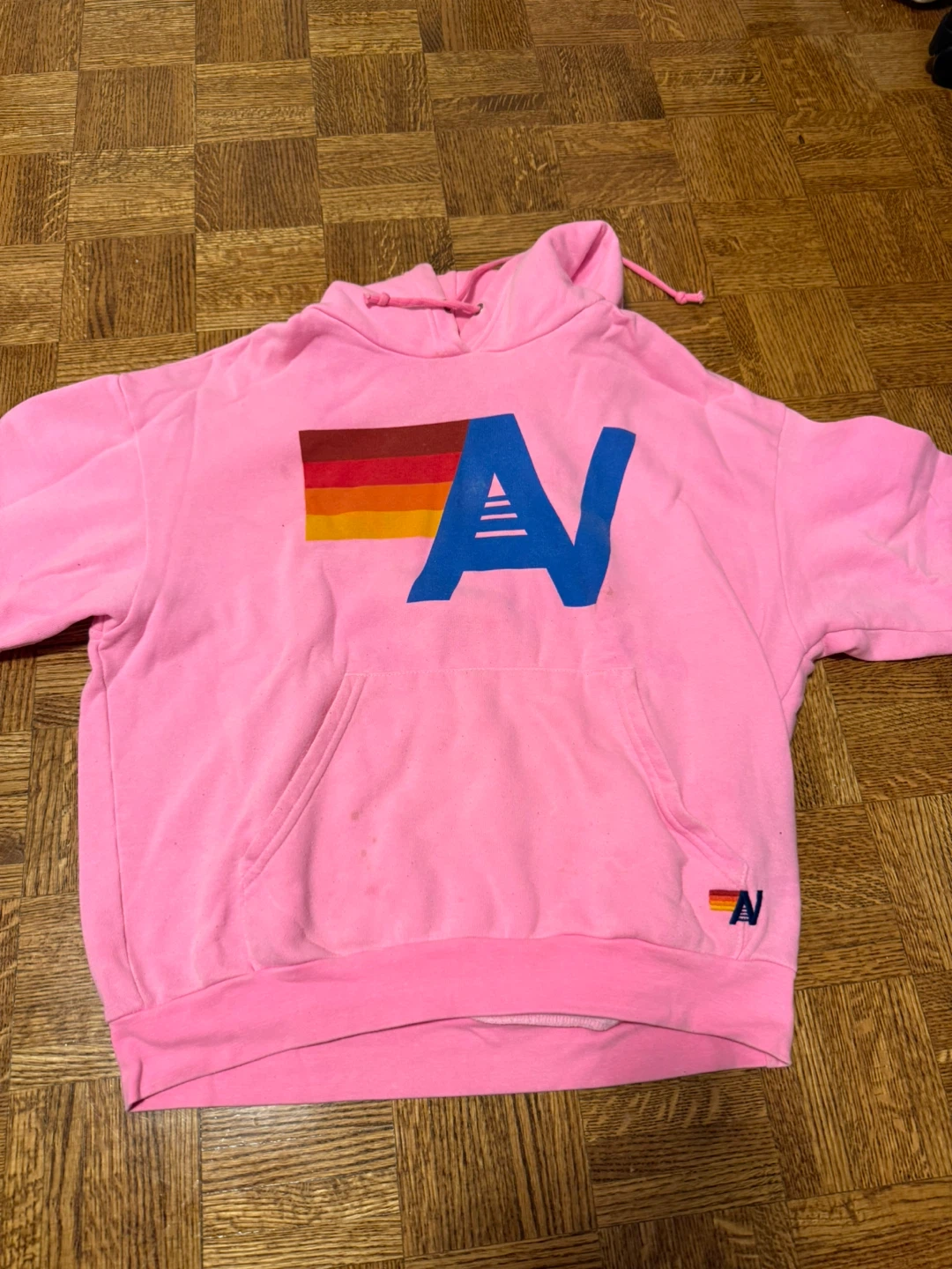 Aviator Nation Pink Hoodie - Size Small