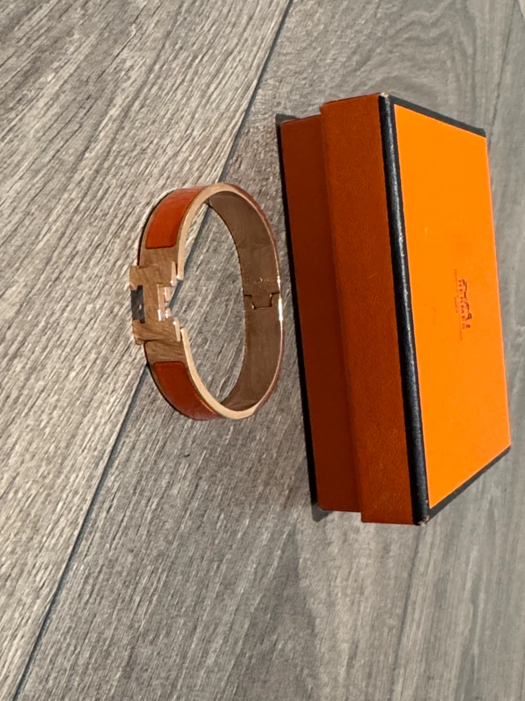 Hermès Clic H Bracelet Orange - photo 4