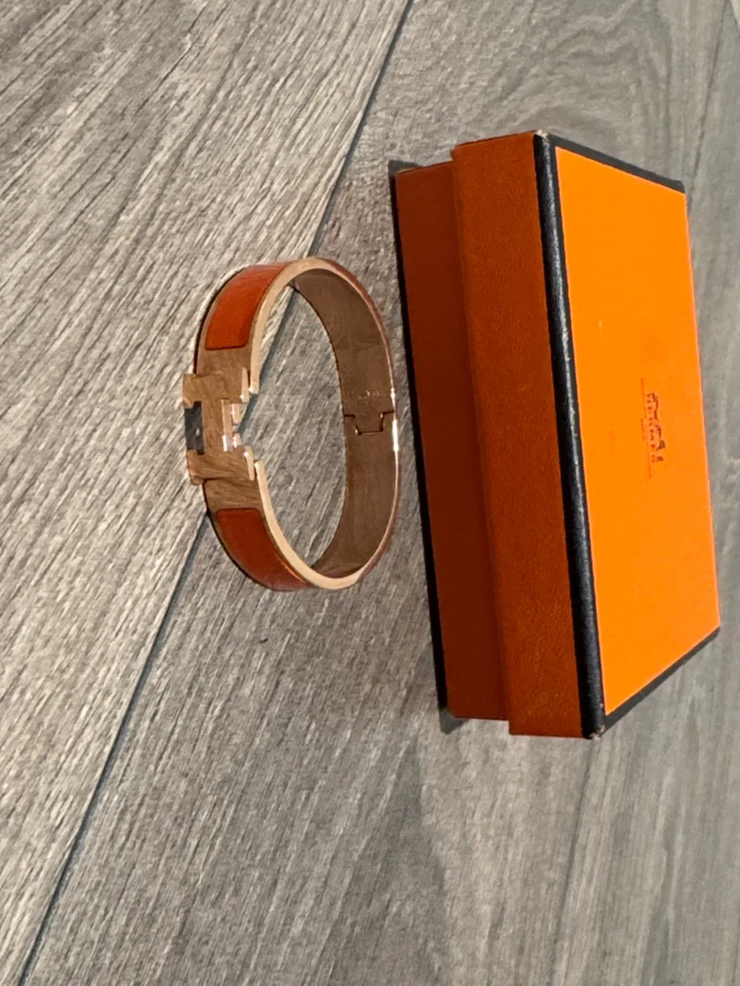 Hermès Clic H Bracelet Orange image indicator(4)