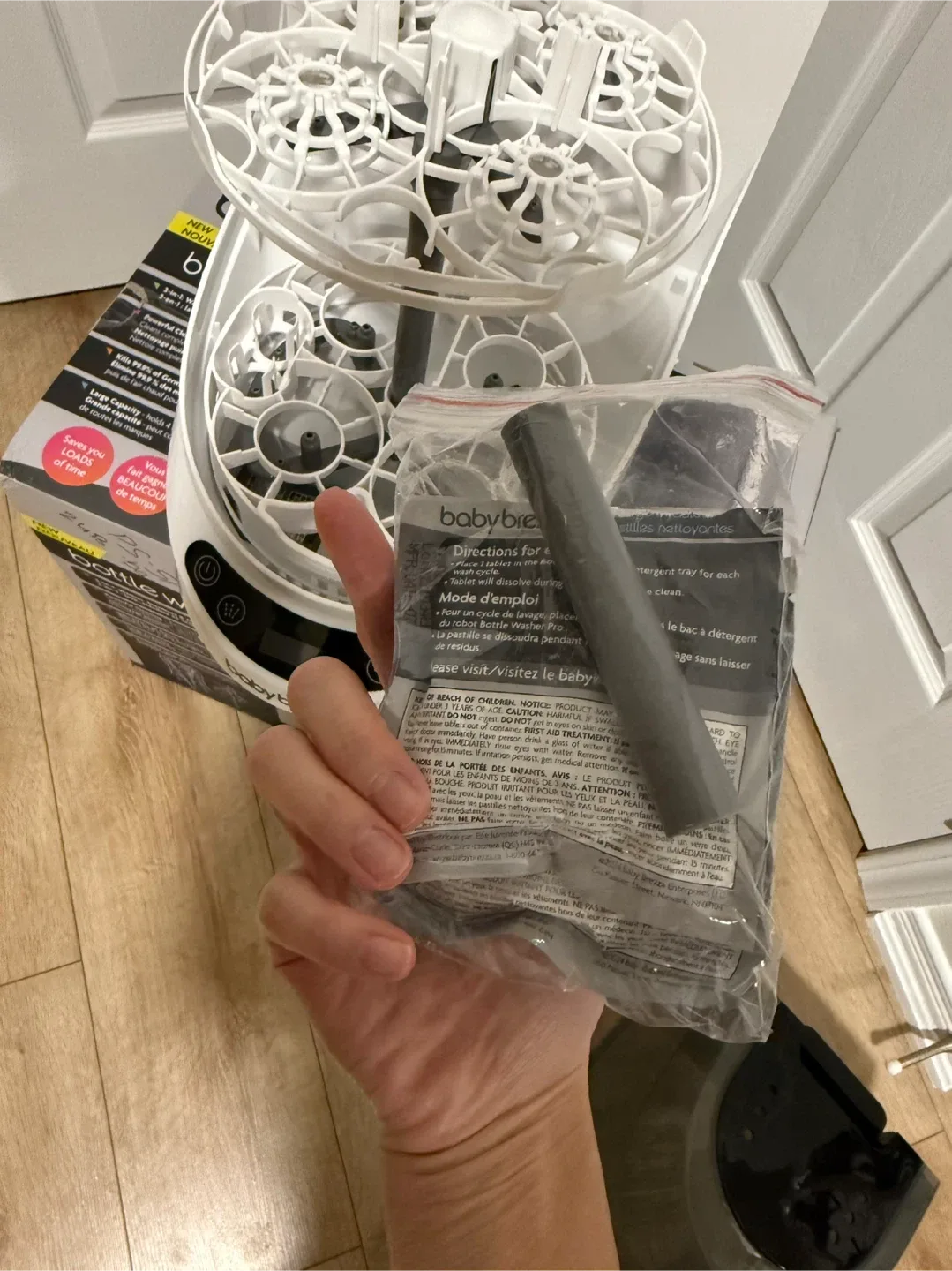 Baby Brezza Bottle Washer Pro Bottle Washer, Sterilizer & Dryer image indicator(3)