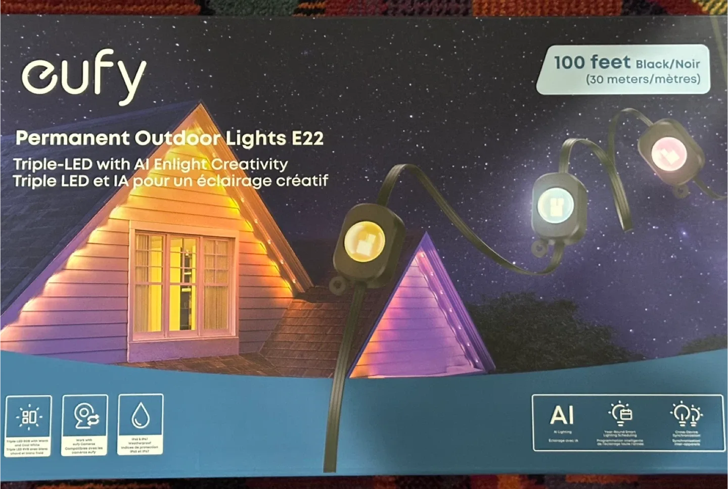 eufy Permanent Outdoor Lights E22 - 100 feet