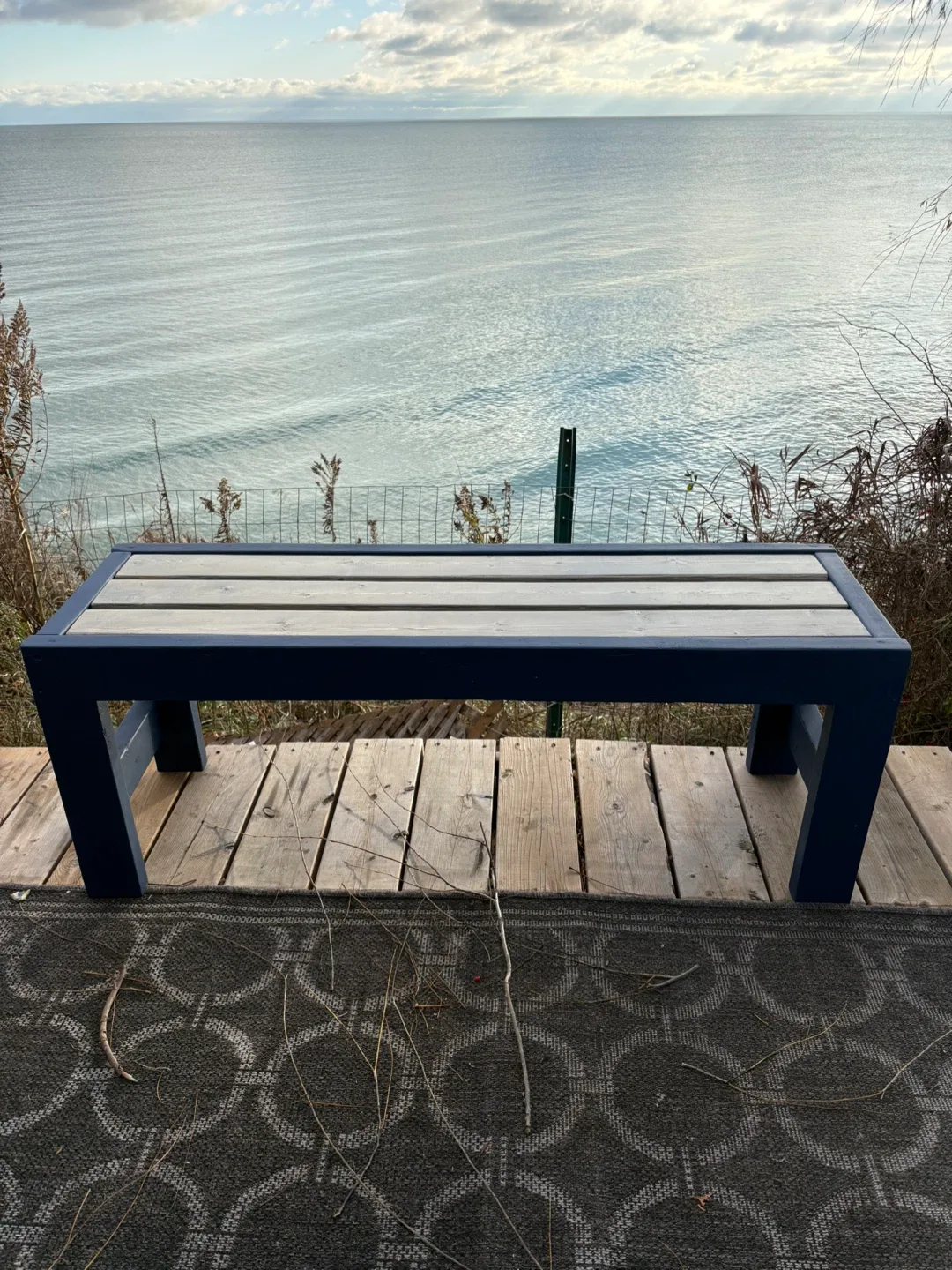 Outdoor Wooden Bench
