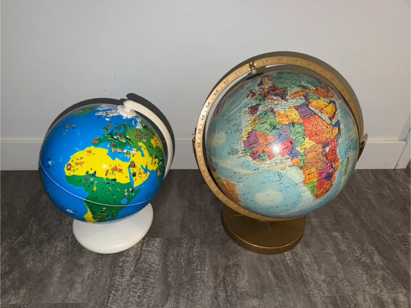 Vintage Globe & Kids' Globe Set