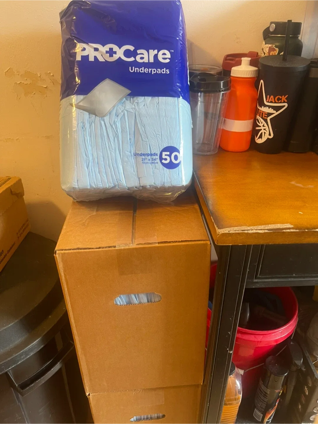 3 box's ProCare Underpads 150 Count